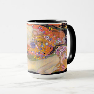 Taza Gustav Klimt Serpientes de Agua II Art Nouvea