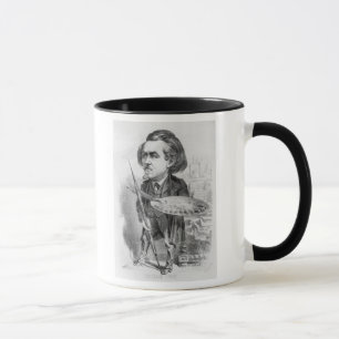 Taza Gustavo Dore (1832-83), caricatura de 'Le Boulev