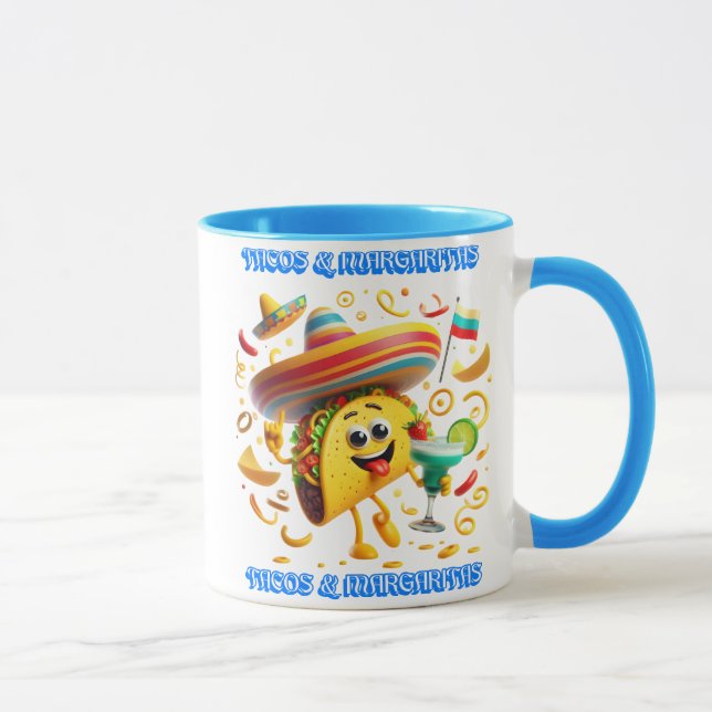 Taza Gusto de México Tacos y Margaritas (Derecha)