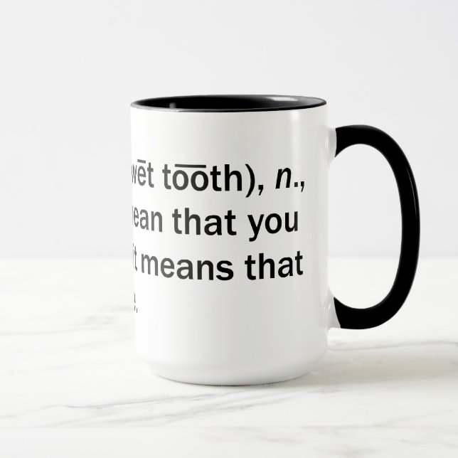 Taza Gusto por lo dulce (Derecha)