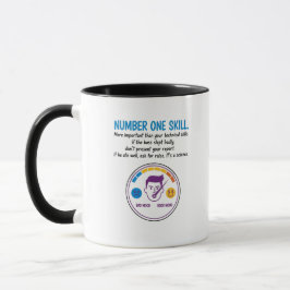 Taza Habilidad Número Uno Humor de Oficina y Estrategia