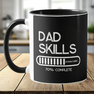 Taza Habilidades de Papá Descargando Divertido Nuevo Pa