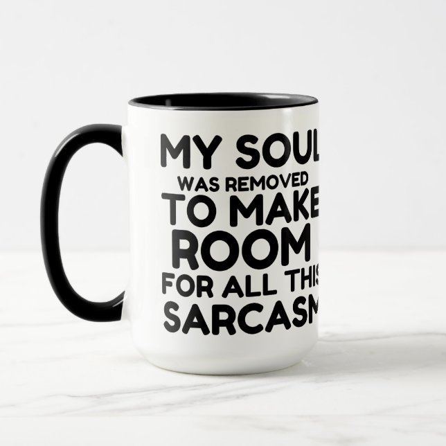 TAZA HABITACIÓN PARA SARCASM (Izquierda)