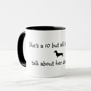 Taza Habla sobre su Dachshund
