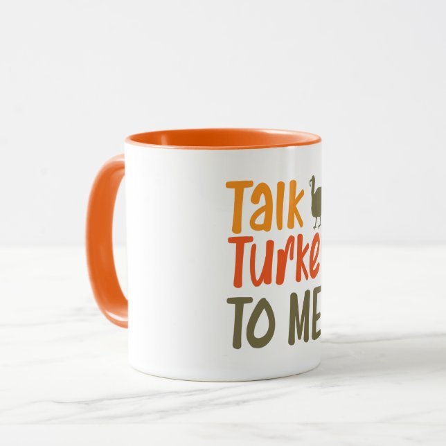 Taza Hablar De Turquía Para Mí Combo Mug (Anverso izquierdo)