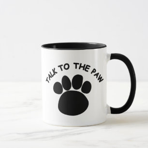 Taza Hable con los paw mugs