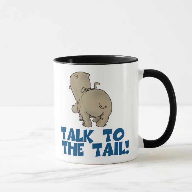 Taza Hable con Tail Hippo (Derecha)