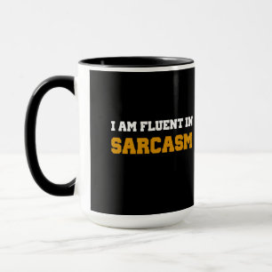 Taza Hablo de sarcasmo