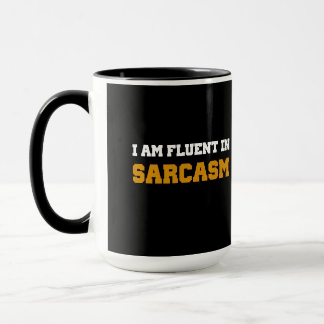 Taza Hablo de sarcasmo (Izquierda)