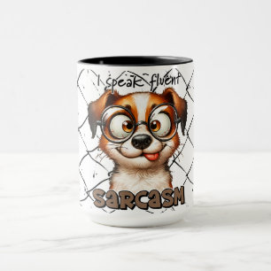 Taza "Hablo Sarcasmo Fluido". Café/té