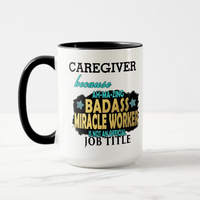 Taza Hacedor de milagros PERSONALIZADO de Badass del (Izquierda)