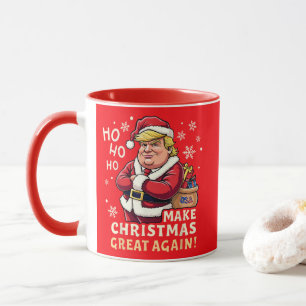 Taza Hacer a los Navidades grandes de nuevo Trump San