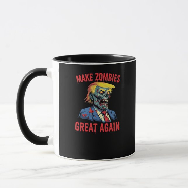 Taza Hacer a los zombies grandes de nuevo - Halloween Z (Izquierda)