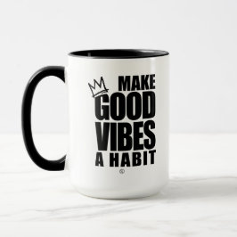 Taza HACER DE LOS BUENOS VIBOS UN HÁBITO | Café Mug