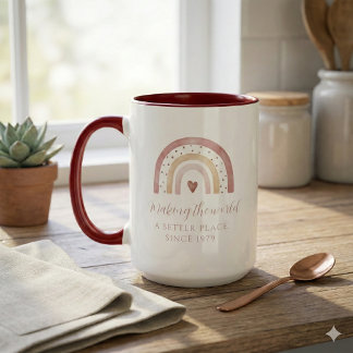 Taza Hacer Del Mundo Un Lugar Mejor Para El Día Del Cum