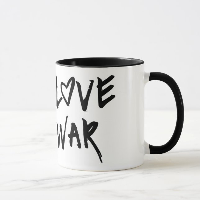 Taza Hacer que el amor no sea la guerra (Derecha)