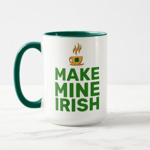 Taza Hacer que el irlandés de la mina sea divertido