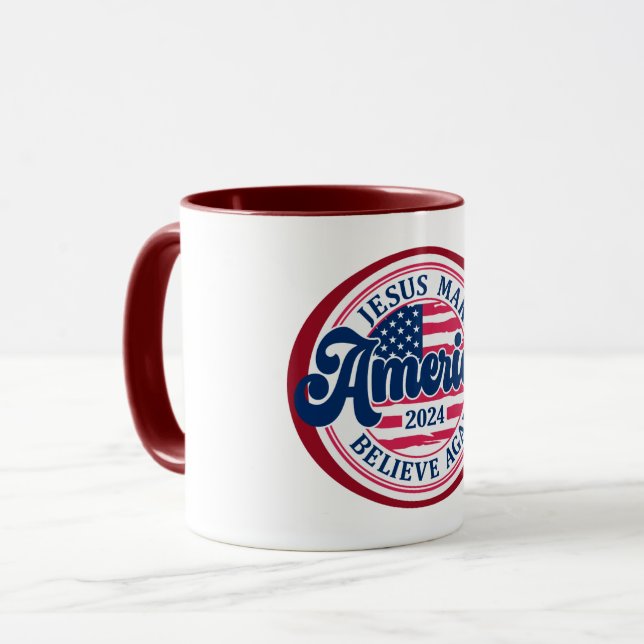 Taza Hacer que Estados Unidos vuelva a creer (Anverso izquierdo)