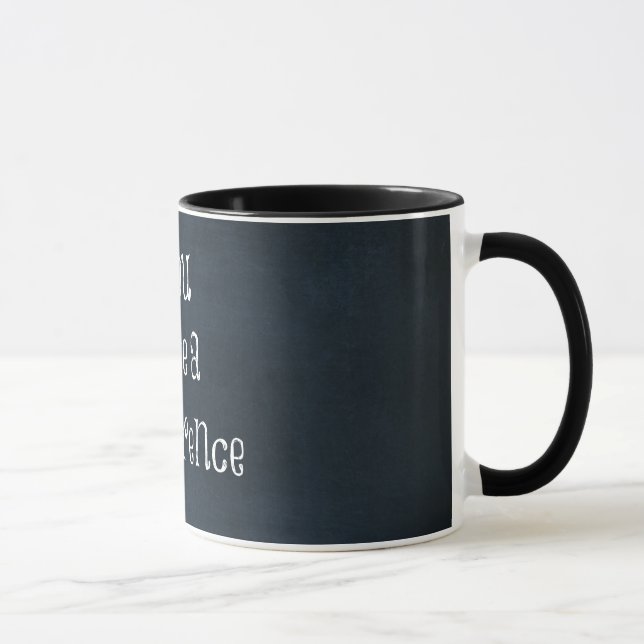Taza Hacer una cita de diferencia (Derecha)