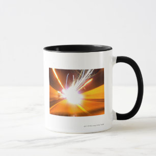 Taza Haces luminosos y efectos abstractos