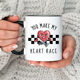 Taza Haces Que Mi Carrera Sea Un El día de San Valentín
