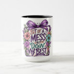 Taza Haciendo Mi Mejor<br><div class="desc">Haciendo Mi Mejor
Citas/Frases
Conciencia/Apoyo a la Salud Mental
Mayo Es Mes de Conciencia/Apoyo
Participa Incluso Si Es Solo Una Sonrisa O Una Palabra Amable
Estaré disminuyendo mi regalía en mis diseños.
Esta es una causa muy importante/personal para mí.
"¡TU MATERIAS!"</div>