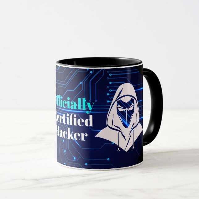 Taza Hacker del equipo de seguridad informática del cir (Anverso derecho)