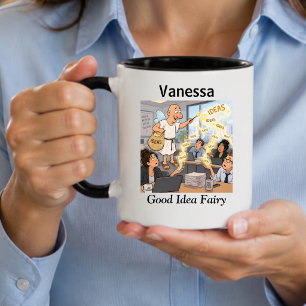 Taza Hada de Buena Idea Compañero de Trabajo Divertido 