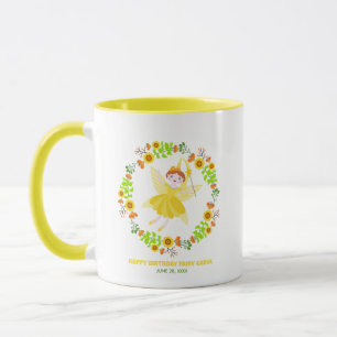 Taza Hada del jardín con amigos mascotas Fiesta de cump