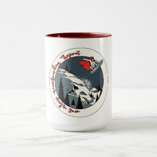 Taza Hada Snowboarder – Come Duerme Snowboard Repite Ga
