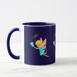 Taza Hadas De Dientes Cuestas Volando Con Un Diente Y E