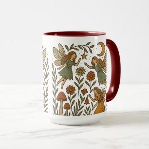 Taza Hadas en el Jardín Místico