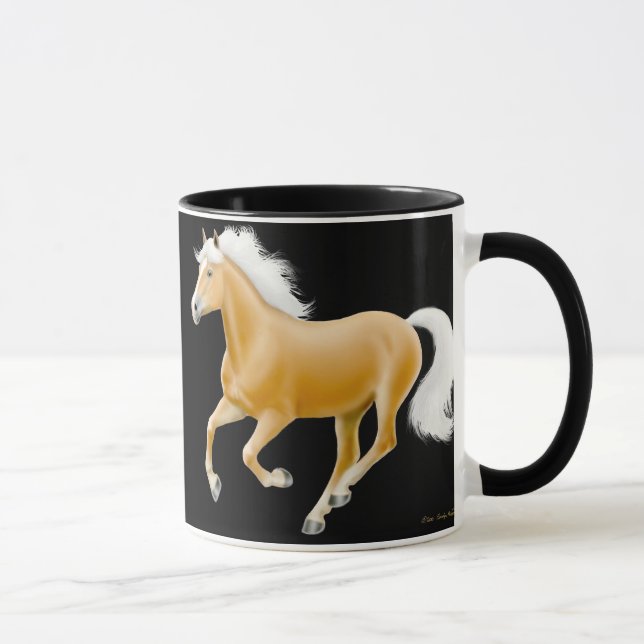 Taza Haflinger Palomino Horse Mug (Derecha)