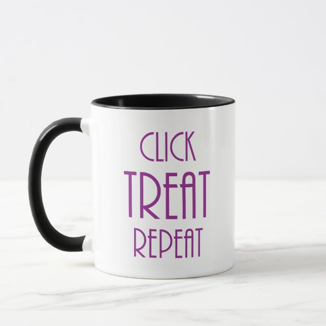 Taza Haga clic en Tratar la repetición de la mug (Izquierda)