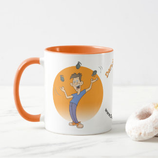 Taza ¡Haga juegos malabares las granadas de los anillos