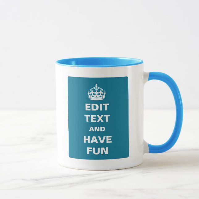 Taza Haga su propia parodia (Derecha)