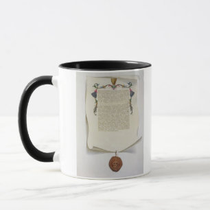 Taza Haga un facsímil la edición de la Carta Magna,
