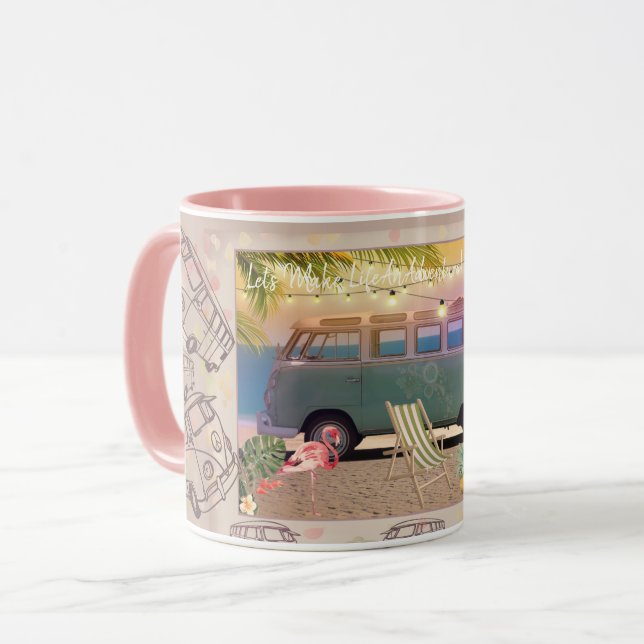 Taza Hagamos de la vida una aventura (Anverso izquierdo)