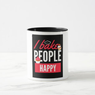 Taza Hago A La Gente Feliz Por La Pastelería De Baker