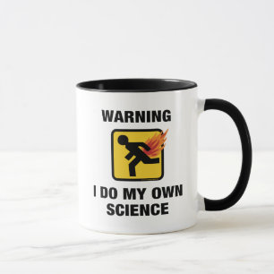 Taza Hago mi propia ciencia - humor divertido de pedos