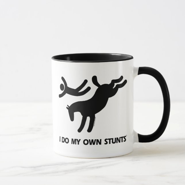 Taza Hago mi propio caballo de Stunts™: imagen chistosa (Derecha)