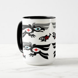 Taza Haida - banquete de Eagle del estilo del Tlingit