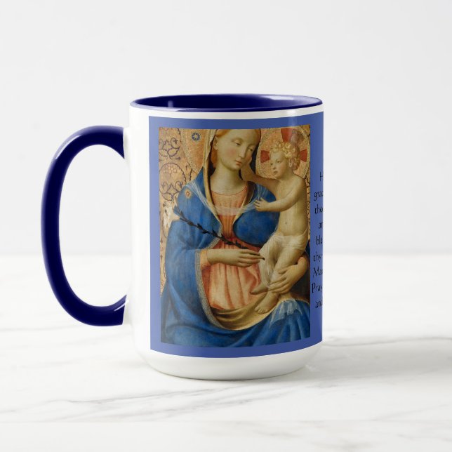 Taza Hail Mary Prayer Mug (Izquierda)