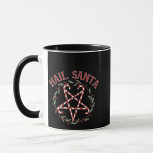 Taza Hail Satan Navidades Krampus Xmas Devil Candy