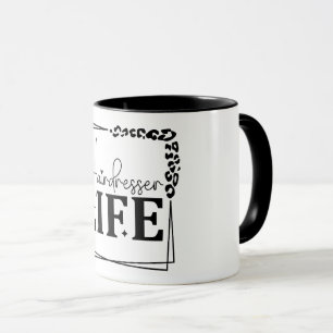 Taza Hairdresser Life Minimalista Hair Stylist