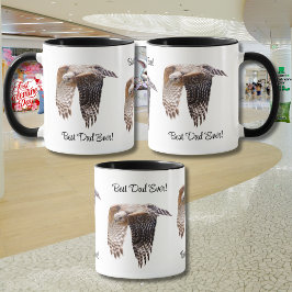Taza Halcón del Día del Padre "Mejor Papá Nunca"