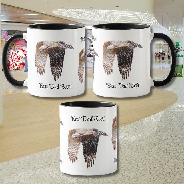 Taza Halcón del Día del Padre "Mejor Papá Nunca" (Subido por el creador)