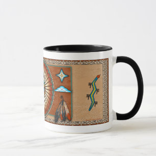 Taza Halcón del rojo del ~ de Itsee'tsoli