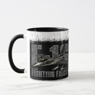 Taza Halcón que lucha F-16