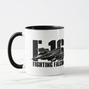 Taza Halcón que lucha F-16